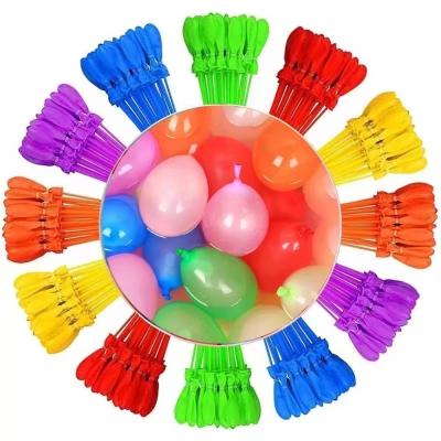 China Promotional Toy Summer Pool Silicone Bunch Magic Quick Easy Fill Self Sealing Water Ball Bomb Reusable Magic Water Balloons 111pcs/bags for sale