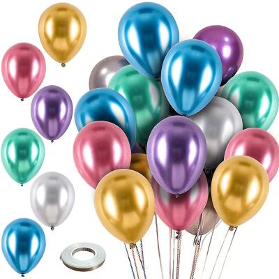 China Party decoration Wholesale balloon  Party Decoration 18 Inch Metal Color Latex Balloon Big balloon for sale