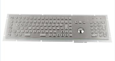 China factory supply digital numeric stainless steel metal keyboard/kiosk keyboard with mouse for sale