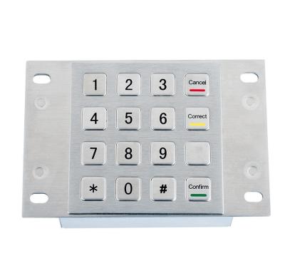 China Customized 3DES metal USB keypad for ATM machines for sale