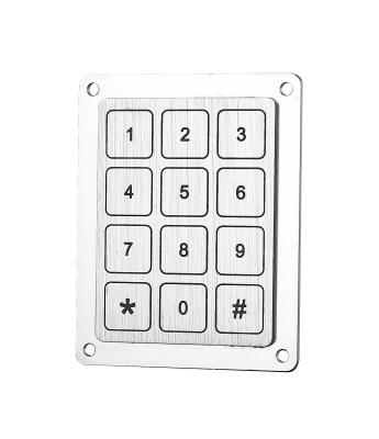 China higher quality piezo keypad with 12 keys for sale