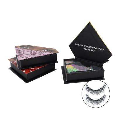 China Factory Handmade Supply Luxury Eyelash Box Packaging Custom Empty Luxury Eyelash Sleeve Packaging For Beautiful Woman for sale