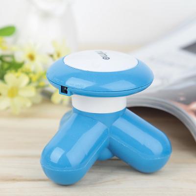 China Mini Triangle Full Body Portable Handheld Electric Body Massager USB Rechargeable Vibrating Electric Massager for sale