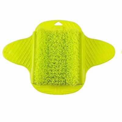 China All Natural Bathroom Silicone Dead Skin Remove Foot Shower Brush Foot Grinding Brush With Suction Cup for sale