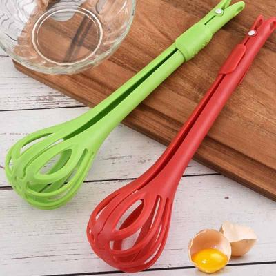 China Creative Multifunctional Disposable Kitchen Egg Beater 3 In 1 Bread Manual Clip Mixer Baking Supplies for sale