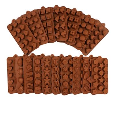 China Viable Creative DIY Christmas Candy Silicon Molds Cake Mold Chocolate Silicone Baking Mold for sale