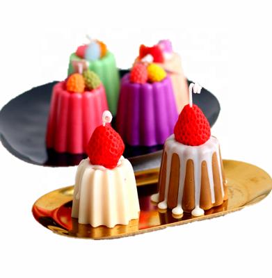 China Creative Europe 6 Holes Pudding Mold Cake Dessert DIY Aromatherapy Candle Silicone Baking Mold for sale