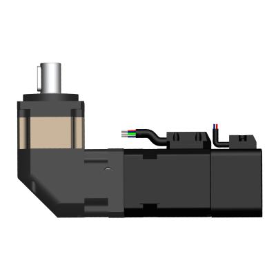 China NEMA17 42mm 2phase closed loop stepper motor with right-angle planetary gearbox and permanent magnet brake en venta