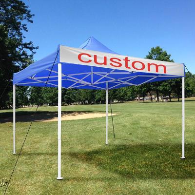 China Outdoor Custom Automatic Exhibition Booth Custom Trade Show Tent Printing Display Tent Canopy for sale