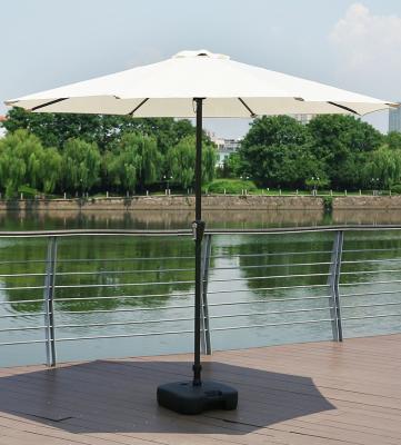 China Modern Top Value 9ft Rome Promotional Steel Hanging Umbrellas For Cafe for sale