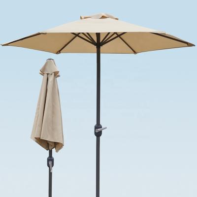 China China Modern Beach 2.7M Premium Steel Garden Automatic Solar Umbrella for Cafe for sale