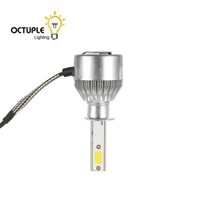 China LED Factory Upgrade COB Aluminum Car Headlight Bulb H1 Suitable For H3 Normal Model H4 H11 for sale