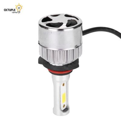 China Aluminum+PC All In One High-Low Driver-Beam Kit Led Head Lamp 9005 Led Bulbs Car Led Headlight for sale