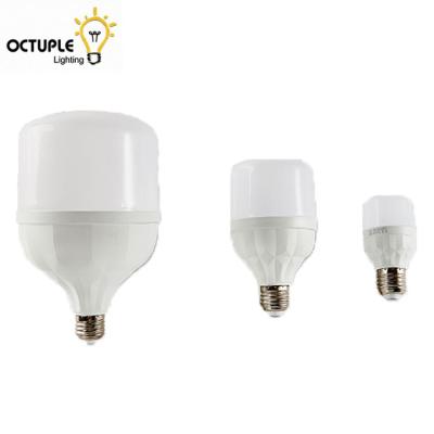 China Indoor Emergency Plastic Light Lamp 5/9/13/18/28/38/48/60W B22 E27 Led Bulb for sale