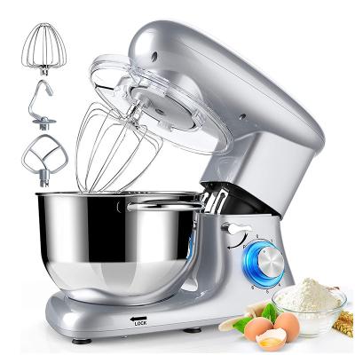 China Design 6 Tilt Head Speed ​​Electric Food Mixer 6 Liter Stand Mixer Table Stand Cake Dough Mixer for sale