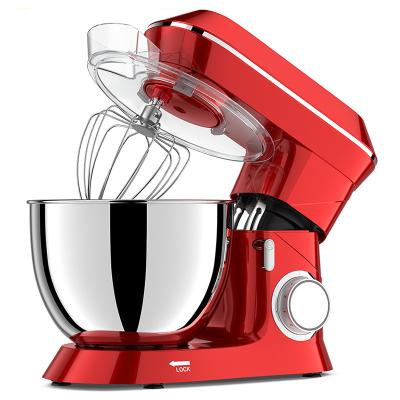 China 2021 New Design Food Processors 1400W Dough Mixer Tilt Head With 7-Quart Stainless Steel Bowl Dough Hook Hook Stand Mixer Mixing Machine for sale