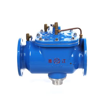 China General Ductile Cast Iron Pressure Relief Valve / Hydraulic Control Valve Pressure Reducing Valve for sale