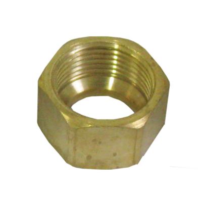 China Top quality general multi-size compression brass nut for sale