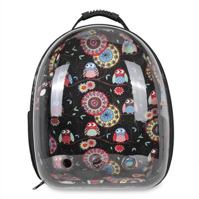 China Mb-2024 Wholesale Viable Mini Backpack With Pets Patterns Cat Dog Transparent Pet Backpack for sale