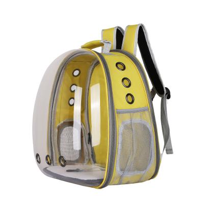 China Wholesale Sustainable MB-3049 Double Shoulder Portable Folding Outdoor Dog Cat Carrier Bag Travel Backpack for sale