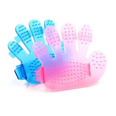 China Viable Wholesale Best-selling Cat Dog Grooming Five Fingers New Pet Bath Hair Brush Pet Washing Hair Brus for sale