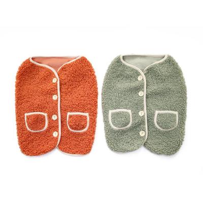 China Wholesale Viable Keep Big Small Pet Winter Accessories Designer Warm Bulldog Vest Small Dog Clothes for sale