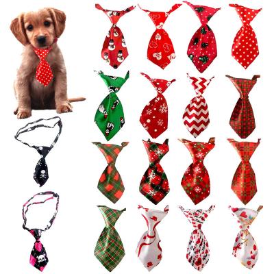 China Factory Viable Wholesale The New Halloween Party Supplies Christmas Pet Tie Cat Dog Small Tie Pet Christmas Apparel for sale