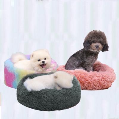 China Wholesale Waterproof Washable Dog Beds Calming Donut Cuddler Luxury Dog Beds for sale