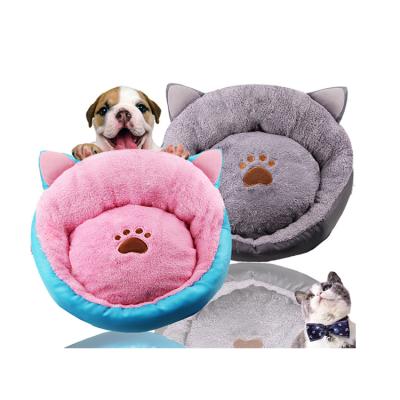 China Wholesale Waterproof Pet Beds Accessories Dog Luxury Fluffy Dog Bed for sale