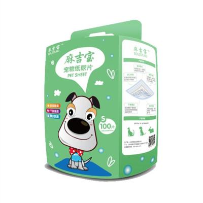 China Factory Puppy Training Mat One Time Water Absorption Protective Cheap Dog Viable Wholesale Pet Diaper Waterproof Pet Training Mat for sale