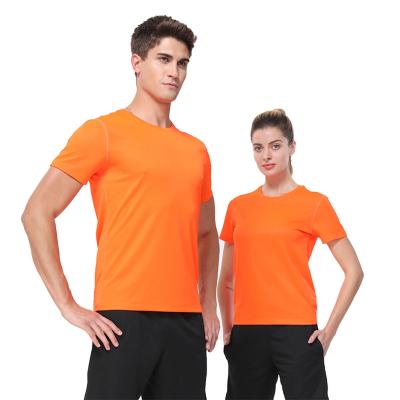 China Unique Logo Workout Gym Breathable Breathable Quick Dry Breathable Unique Logo Comfortable Sports Running T-shirt for sale