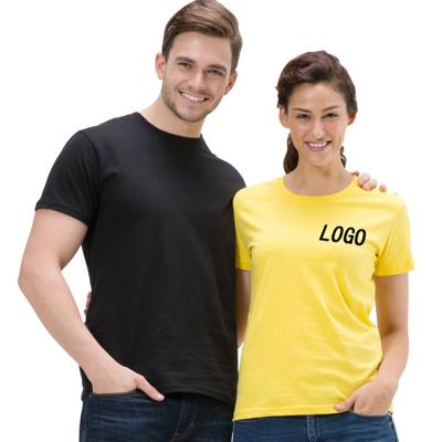 China QUICK DRY Custom Logo Printing 100% Cotton Short Sleeve T-shirts For Your Own Brand And Promotion for sale