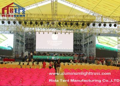 China Square Spigot Aluminum Stage Truss , Theatre Lighting Stands Durable Structure for sale