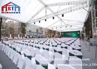 China 6061-T6 Square Beam Dj Lighting Truss Systems Hand / Electronic Hoist Customized for sale