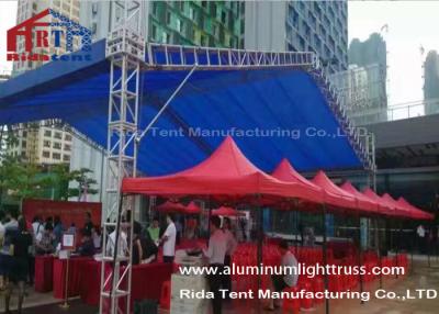 China Light Duty Bolt Aluminum DJ Truss Hanging Stage Lighting For Performance for sale