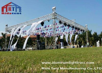 China Outdoor Trade Show Used Aluminum Truss , Spigot Square Used Truss Equipment 1-4m Length for sale