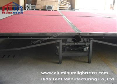 China Indoor Outdoor Folding Platform Stage 0.41-0.61m Height For Performance Costumes for sale