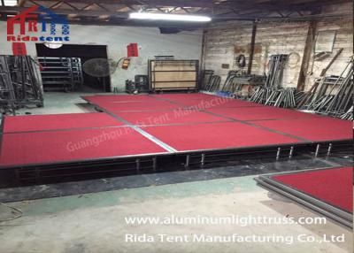 China Assembly Panel Folding Platform Stage , Mobile Concert Stage 18mm Ply Wooden Board for sale