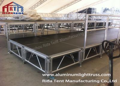 China Lightweight Aluminum Scaffold Stage Solid Structure Customized Size Easy Installation for sale