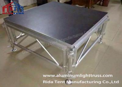 China Temporary Outdoor Aluminum Folding Stage Non Slip Wooden Board With Truss Tent for sale