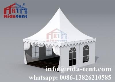 China Aluminum Frame Pagoda Party Tent With Transparent Pvc Cover 6x6 10x10 for sale