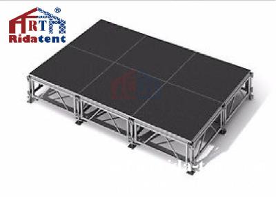 China Smart Mobile Folding Stage , Music Concert Aluminum Portable Stage for sale