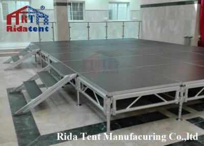 China Durable Outdoor Concert Stage / Mobile Aluminum Folding Stage Lightweight for sale