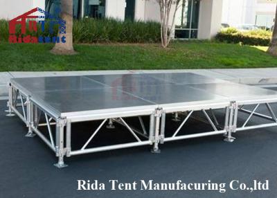 China Adjustable Height Mobile Aluminum Platform Stage For School Stage / Church Stage for sale