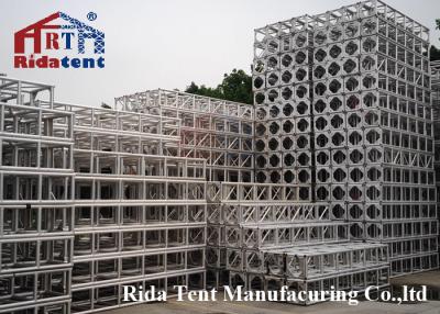 China Ground Support Stand Aluminum Stage Truss / Hard Vertical Lighting Truss for sale