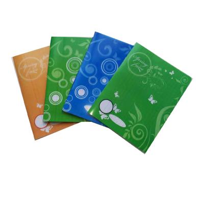 China Printed A5 PP Cover Cheap Customized Design School Notebook Student Exercise Books for sale