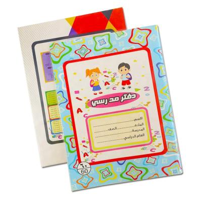 China Printed Stationery Supplier Soft Cover Clip Binding Notebook For School Office for sale