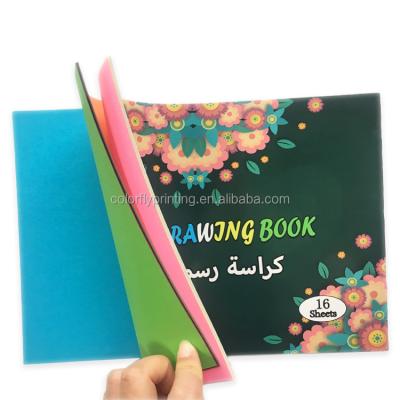 China Notebook Good Quality A4 Colorful Scratch Notebook Creative Drawing Children Drawing Book for sale