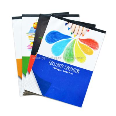 China A4 Pad Note Vocational School Office Supplies Fitted Refill Paper Pad with 160 Pages for sale