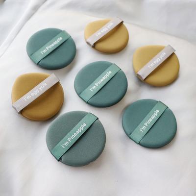 China Makeup Tool Cosmetic Sponge Puff Color Makeup Puff Shenzhen Wet Dry Cotton Customized Air Cushion Cosmetic Round Powder Puff for sale